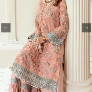 Fancy designer suit with alot of embilishment/ pary wear luxury dress